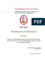 Informe de Monitoreo Ambiental