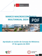 Marco Macroeconomico Multianual 2024 - 2027