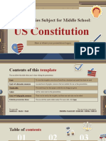 Social Studies Subject For Middle School Us Constitution