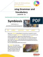 Completing A Story - Symbiosis B2 - C1 Levels - ANSWER Key