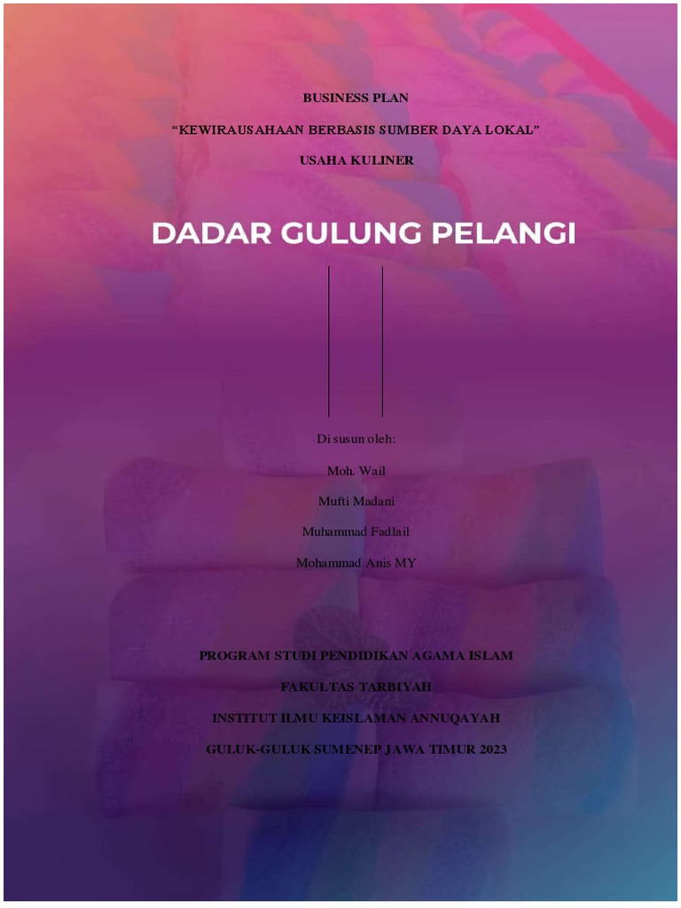 Pai Viii C - Dadar Gulung Pelangi - Kelompok 2 | PDF