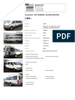 MINIBUS Iveco Daily 50 C 13, 20 Persons, NOT RUNNING, NO REGISTRATION