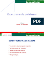 Espectrometria de Massas IFMG