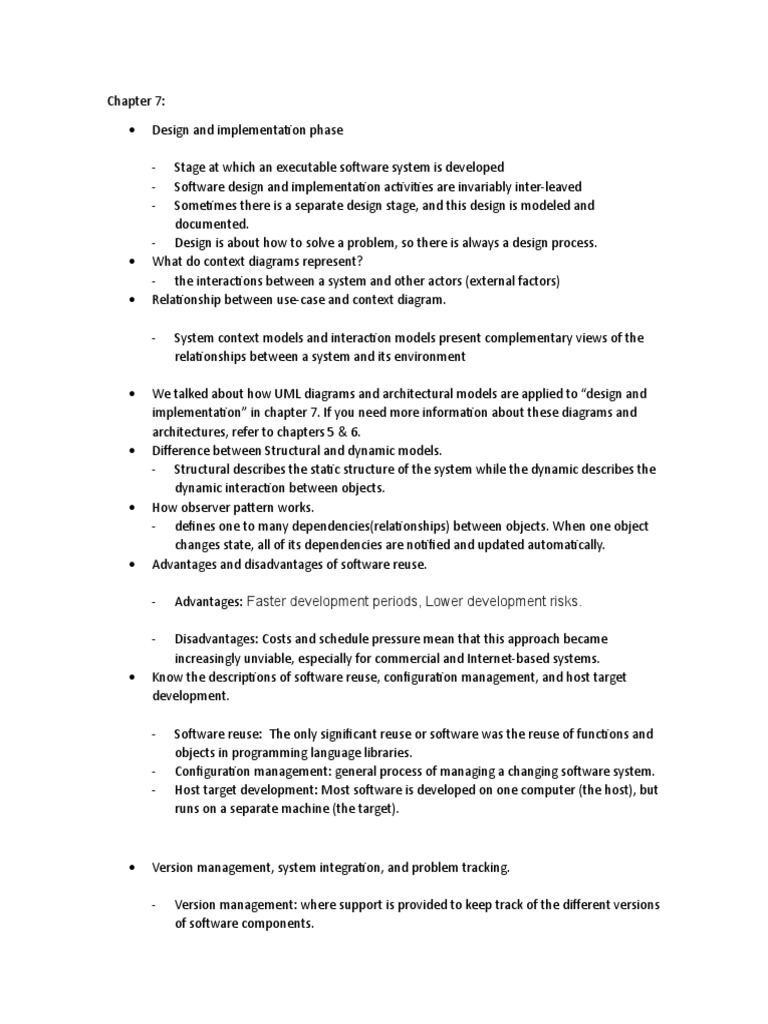 Final Exam Review | PDF | Software Testing | Test Driven Development