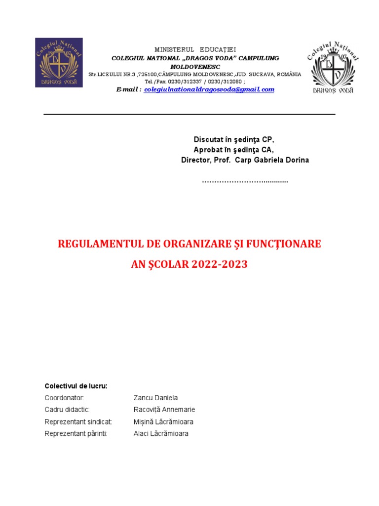Rof 2022 2023 CNDV | PDF