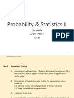 CAEMA6 Probability & Statistics II - Set G