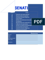 Mantenimiento Preventivo de Sistema de Aire Acondicionado