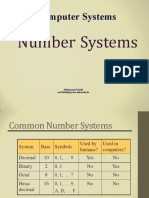 Numbersystems