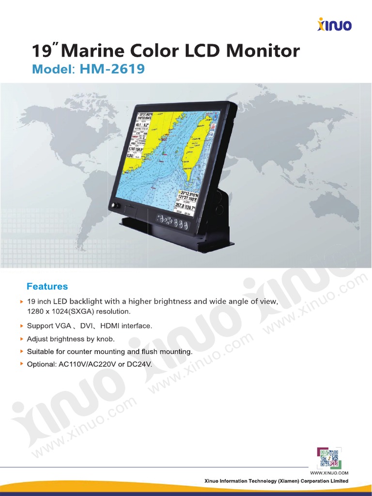 HM2619 Marine LCD Monitor PDF