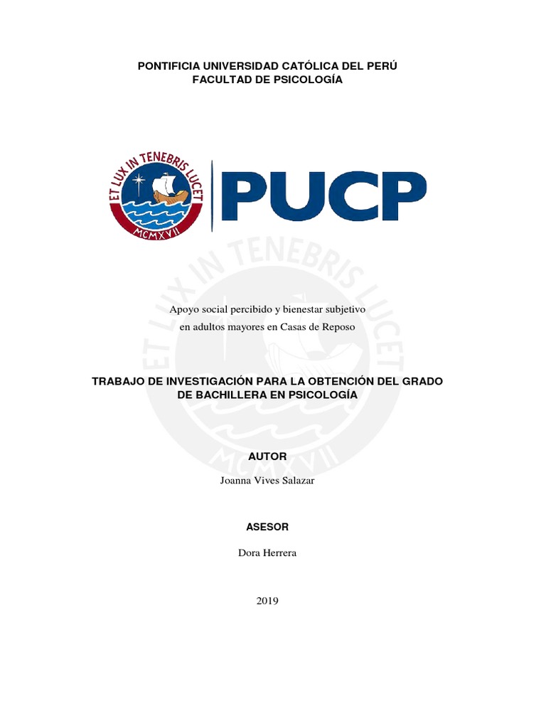Apoyo social y bienestar en adultos mayores | PDF | Adultos | Vejez