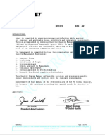 Logistics Quality Manual Example