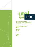 Desarrollo Sustentable y Ética Ambiental - Semanas 1 y 2 - P