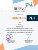 Sertifikat - Abad 21-WAHYUDI, S.Pd.I 2022