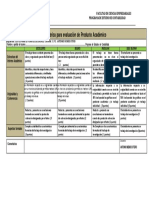 Rubrica de Evaluacion de Produto Académico 1