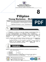 ADM Module 1 4 FILIPINO 8 Unang Markahan Short Bond Paper 1