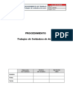 OXY PR M 002 Trabajos de Soldadura