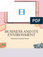 Chapter 3 - Part 2 Business Environment