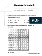 1-00 Evaluación de Referencia 3 - Imprimible - Grado 1