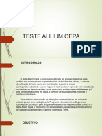 Teste Allium Cepa