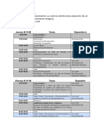 Calendario de Actividades Silla - 2018