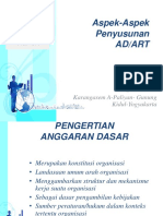 Aspek-Aspek Penyusunan AD ART Masyarakat Desa