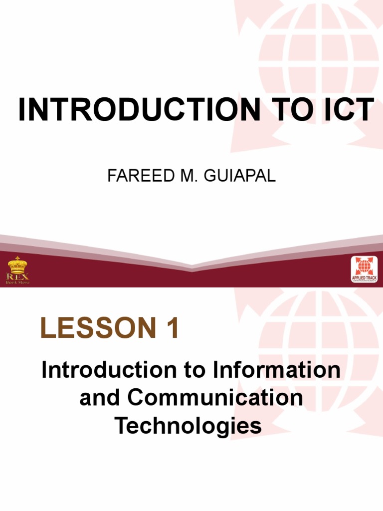Introduction to Information and Communication Technology | PDF