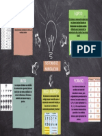 Mapa Mental Lluvia de Ideas Coloridos Rosa