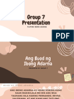 Group 7 Group 7 Presentation Presentation: Filipino Ibong Adarna