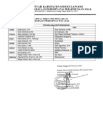 Jadwal Piket Unit Pengaduan