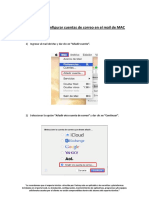 Manual para Configurar Cuentas de Correo en El Mail de MAC