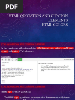 DAY 5 HTML Quotation and Citation Elements