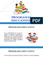 PROGRAMAS EDUCATIVOS