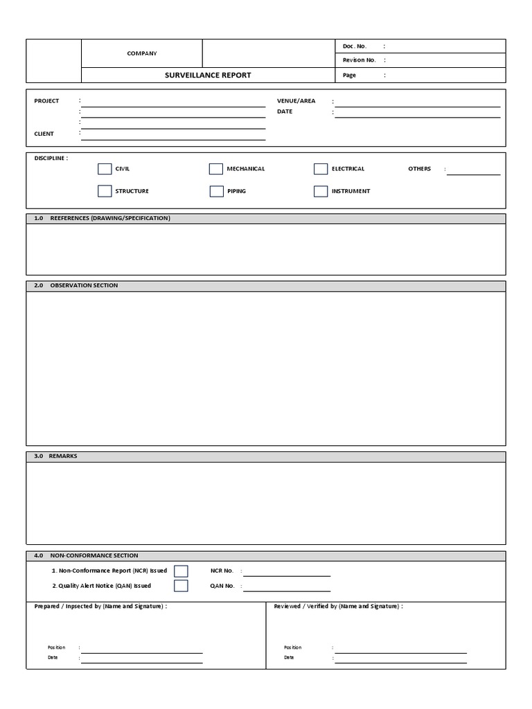 Surveillance Report PDF