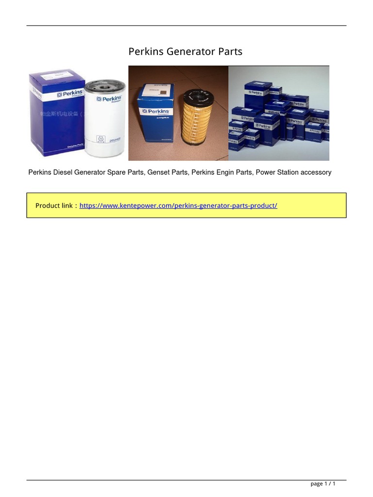 PERKINS SPARE PARTS CATALOGUE PDF intelligence overview