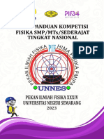 Buku Panduan Kompetisi SMP Pif 34 Tahun 2023