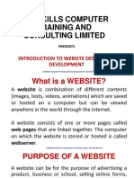 Topic 1 - Introduction To Website Design and Development