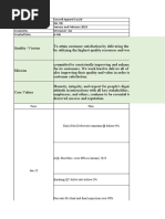 QA and QC Achievement Plan and Strategy For January and February 2023