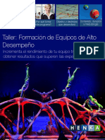 Brochure Detallado Taller Equipos de Alto Desempeño