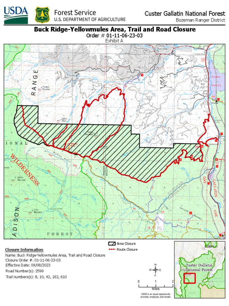 Buck Ridge-Yellowmules Closure Notice | PDF
