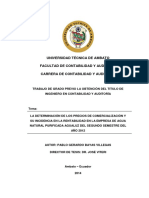 Universidad Técnica de Ambato Facultad de Contabilidad Y Auditoría Carrera de Contabilidad Y Auditoría