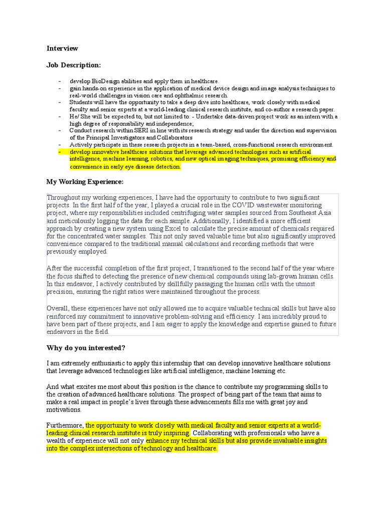 Interview | PDF | Learning | Machine Learning