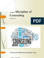 The Discipline of Counseling