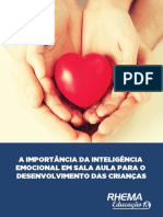 E-Book - A Importância Da Inteligência Emoc em Sala de Aula para Desenvolvimento Das Crianças