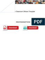 Editable Classroom Officers Template