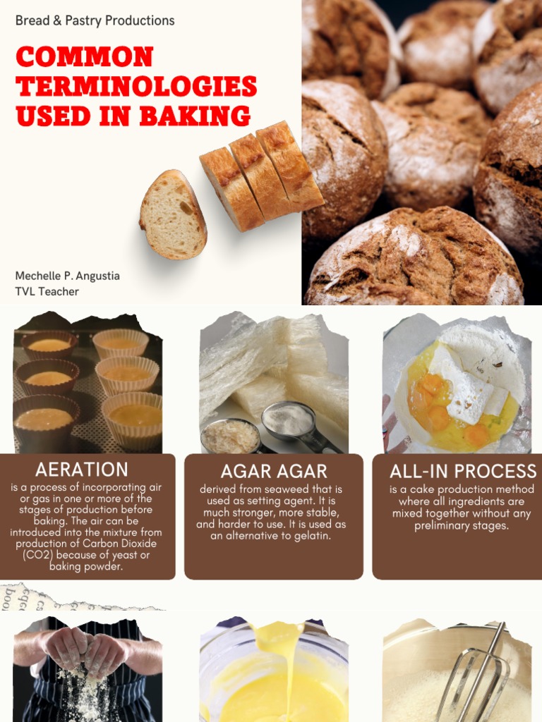 Common Terminologies in Baking PDF