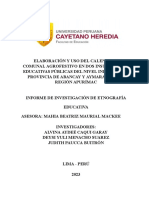 Informe - Elaboración y Uso Del Calendario Comunal Agrofestivo en Dos Instituciones Educativas Públicas Del Nivel Inicial de La Provincia de Abancay y Aymaraes de La Región Apurímac (1).Docx