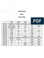 Jadwal Pelajaran 9H