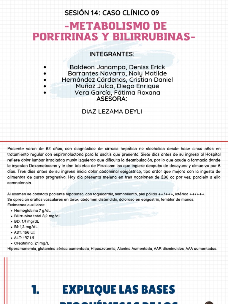 Sesion 14 - Caso 9 | PDF | Sangre | Transaminasa