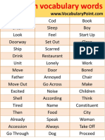 50 English Vocabulary Words PDF