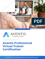 Aventis Professional Virtual Trainer Certification